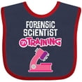thumbnail image 3 of Inktastic Future Forensic Scientist in Training Girls Baby Bib, 3 of 4