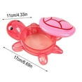 thumbnail image 2 of Xecvkr Turtle Storage Box Ornament Unique Whimsical Design Functional Organizer Small Item Pet Gift Home Office Durable 1 Pc, 2 of 5