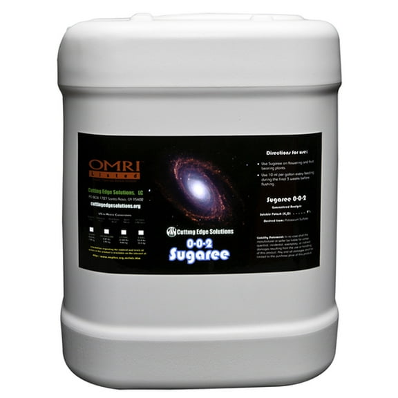 Cutting Edge CES2903 Solutions Sugaree Growing Additive, 2.5 Gallon, White
