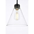 thumbnail image 5 of Living District LD2501BK Pendentif 1 Lumière, Noir, 5 of 5