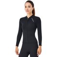 thumbnail image 1 of 2 mm de 2 mm menople Mujeres Top de Buceo con la Cremallera Delantera Superia de la Chaqueta de Mangas Largas, 1 of 7