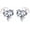 04-clear-Apr, variant on Birthstone Nurse Earrings 925 Sterling Silver Doctor Medical Studs Earring Graduation Nurse Hat Jewelry Gifts for New Nurse Doctor Student
