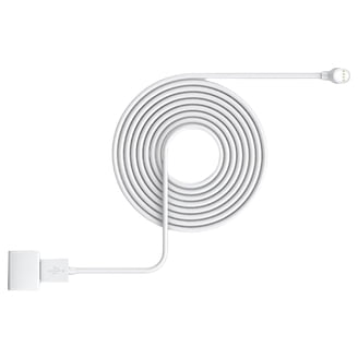 Google Nest, Weatherproof Cable, 5 Meters Snow, Outdoor Power