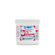 PAK-IT 5722102020EA Gluconic Acid Basin, Tub and Tile Cleaner, Ocean Scent, 4 oz. Packets (Pack of 20)