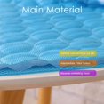 thumbnail image 2 of Cooling Mat Pad for Dogs Cats Ice Silk Mat Cooling Blanket Cushion for Kennel/Sofa/Bed/Floor/Car Seats Cooling (Dog Cooling mat-Blue), 2 of 5