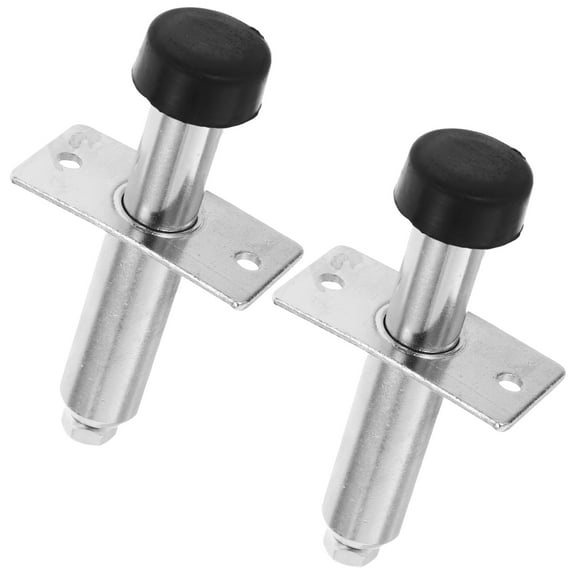 Durable Metal Car Door Knobs with Enhanced Security for Locking Use 2 Pcs Silver Easy Installation