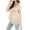 S-Beige, variant on Women's Sweaters Split Side Long Sleeve V Neck Fall Maternity Clothes Ribbed Knit Trendy Pullover Tops(Khaki,2XL)