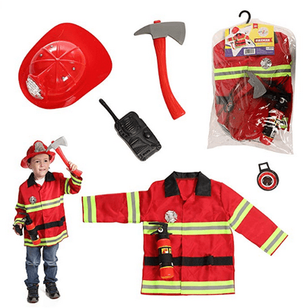 Dress to Play Firefighter Pretend Costume