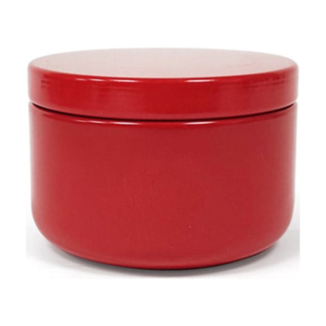 bedienty Candle Jar Refillable Solid Color 50ml Leakproof Tea Can Coffee Container Red
