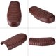thumbnail image 2 of Asiento de la motocicleta, motocicleta PU cuero Vintage Cafe Racer asiento cojín de silla plana para Honda CG125 GN CG CB400SS(style C) Ecomeon no, 2 of 4