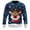 Dark Blue, variant on Mens Sweaters Christmas Funny Reindeer Print Long Sleeve Crewneck Pullover Sweaters Holiday Winter Warm Cozy Xmas Gifts Christmas Sweaters