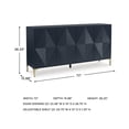 thumbnail image 3 of Signature Design by Ashley Loirwick Dark Blue Accent Cabinet, 3 of 13
