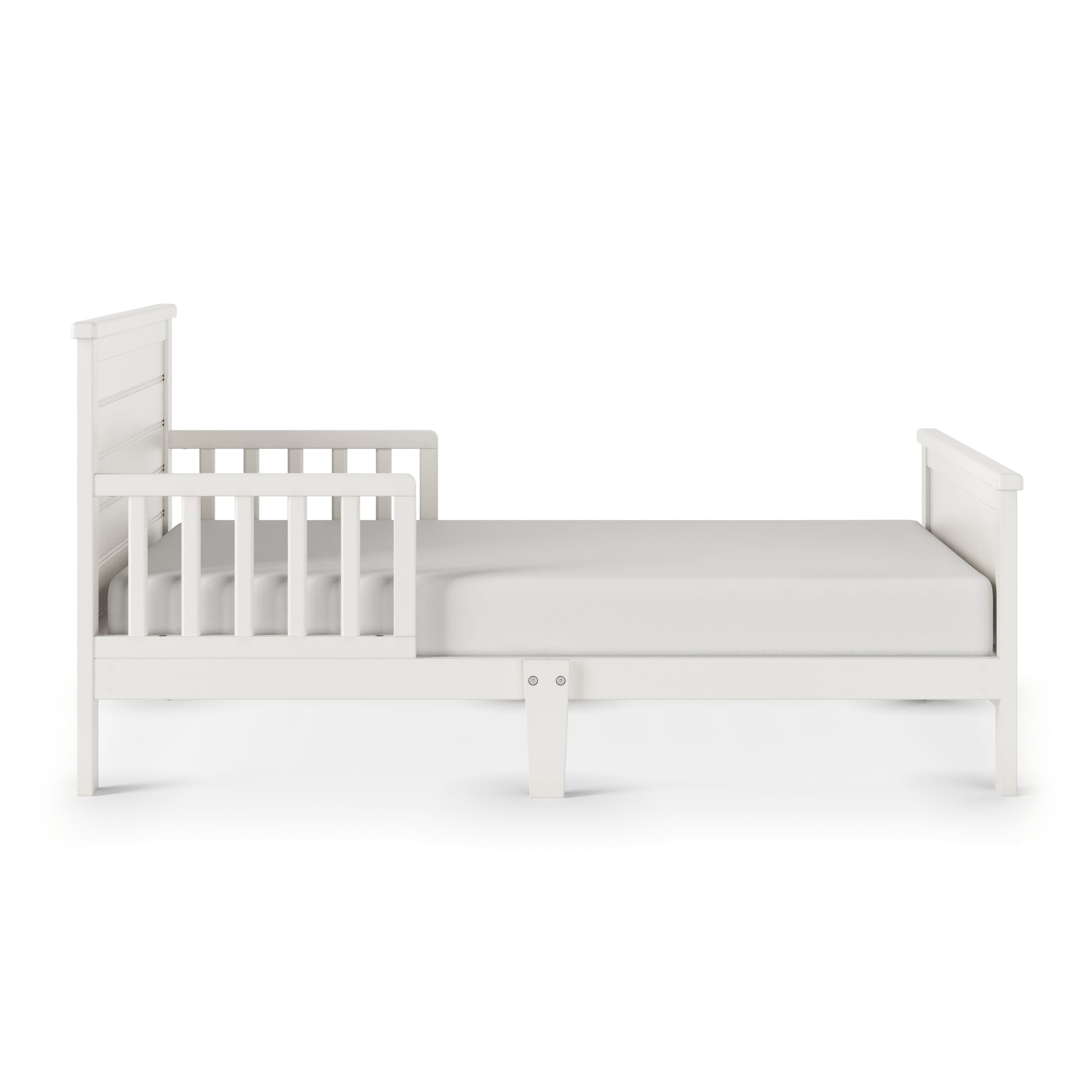Child Craft Forever Eclectic Woodland Toddler Bed with Rails, Brushed Cotton