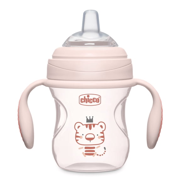 Chicco 7oz. Silicone Spout Transition Sippy Cup, 4m - Blush