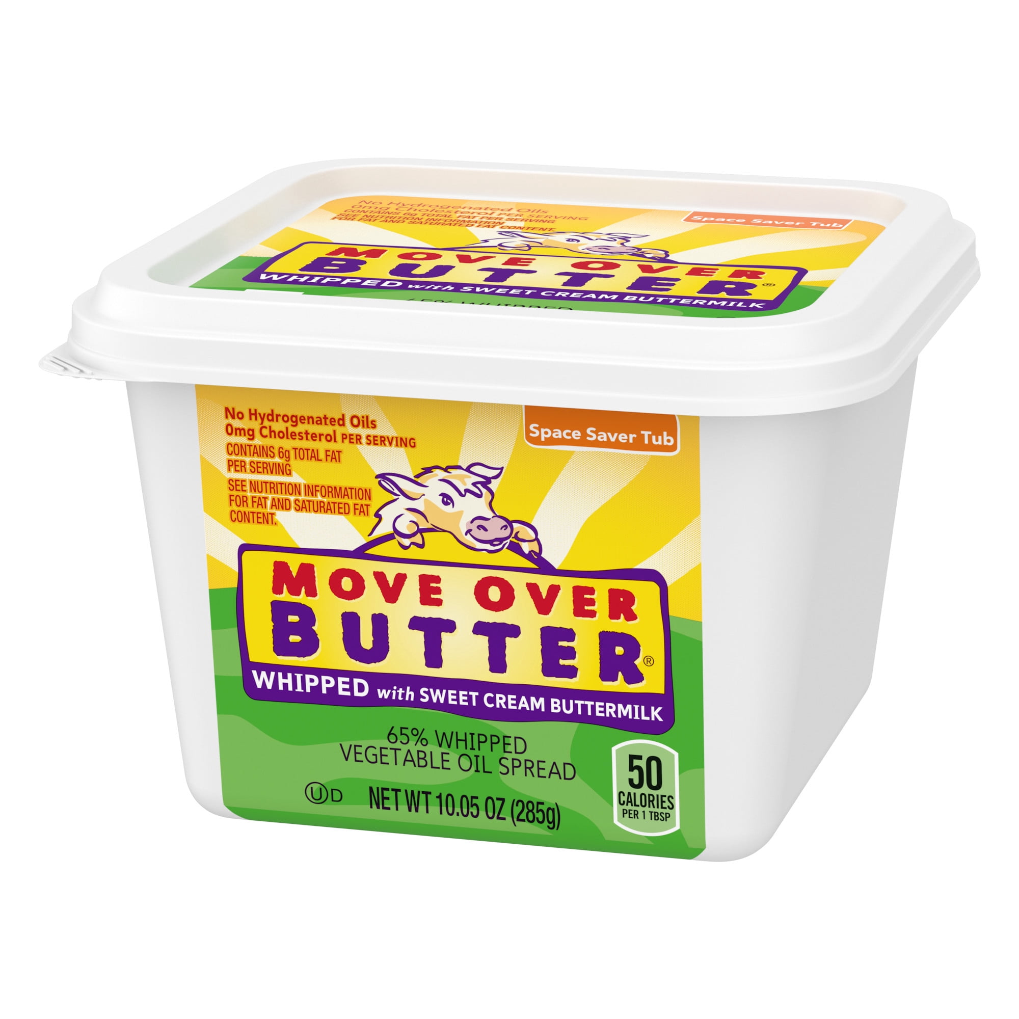 Move Over Butter Sweet Cream Buttermilk Whipped Vegetable Oil Spread, 10.05 oz