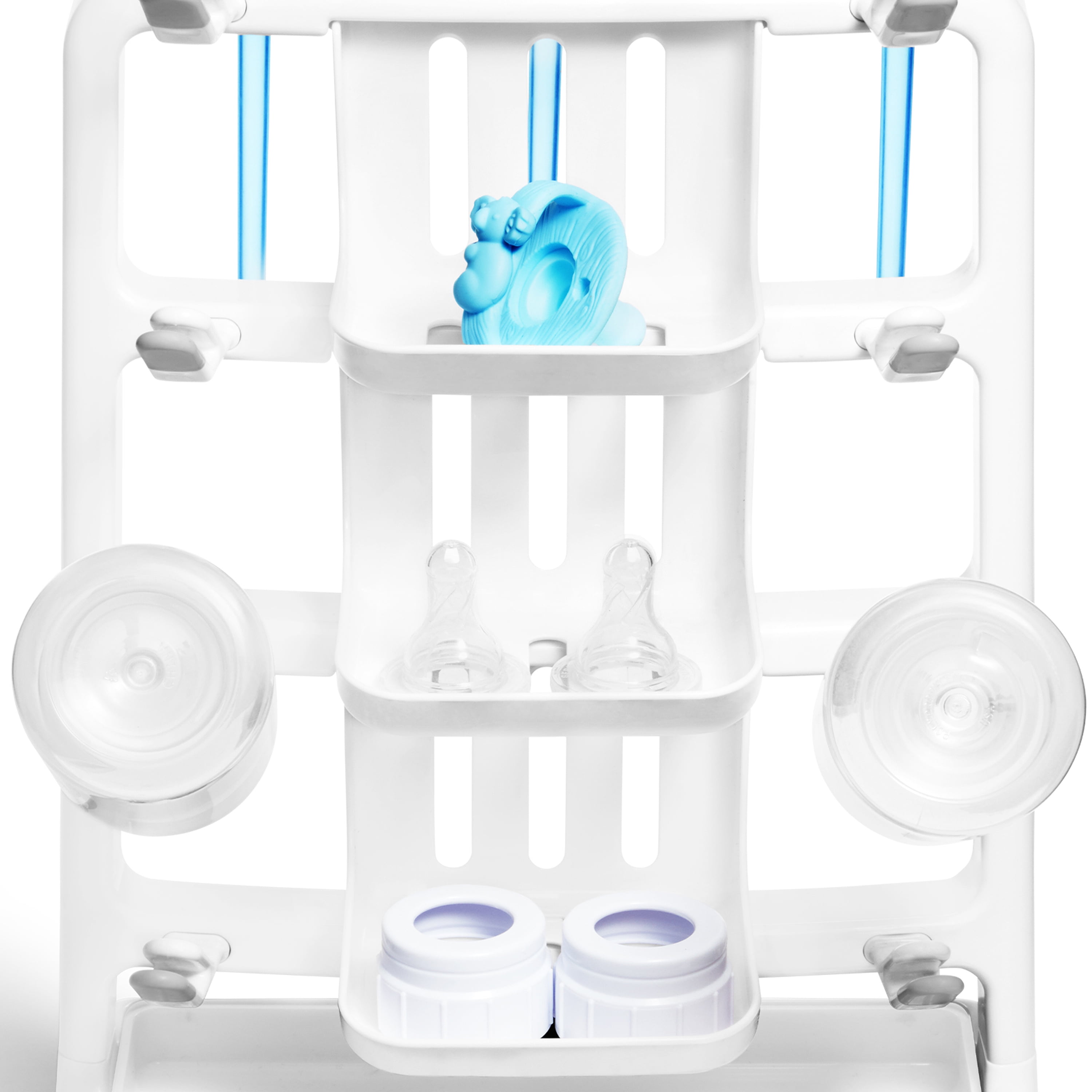 Easycomf Baby Bottle Drying Rack Dryer Space Saving Travel Holder for Pump  Cup Plastic Accessories
