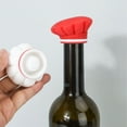 thumbnail image 1 of maskred 2pack/lot Wine Stoppers Unique Adding Touch Of Elegance To Wine Collection Leak-proof And Safe Gift white+red 4PCS, 1 of 6