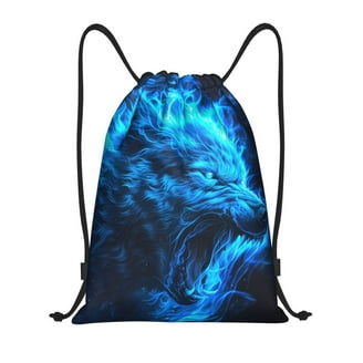 Mato & Hash Basketball Drawstring Bags 6-Pack - Royal Team Sports Bags 15.5x13.5 Inch