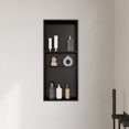 thumbnail image 3 of 13" X 31" Triple Shelf Shower Niche With Drainage Slope - Black DV-1SN0345B, 3 of 13