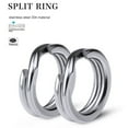 thumbnail image 4 of 100 Stainless Steel Fishing Split Rings 25LB-350LB Heavy Saltwater Duty Big Game, 4 of 9