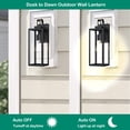 thumbnail image 5 of 17.75" Outdoor Lighting Dusk to Dawn Exterior Light Fixture Wall Mount Outdoor Light for House, Porch, Doorway, Hallway, Exterior, 5 of 9