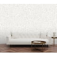 thumbnail image 6 of REMIX Walls by Katie Hunt Maze Dove Grey Wall Mural, 6 of 7