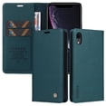 thumbnail image 1 of Funda para iPhone XR Estuche de Cuero PU Tipo Cartera con Ranuras para Tarjetas y Cierre Magnético, 1 of 5