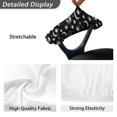thumbnail image 4 of SCRAWLGOD Moon Sun Stars White Black 2 Pieces Set Elastic Office Chair Arm Slipcovers Anti-Dust Computer Chair Armrest Covers Universal Washable Protectors for Desk Chairs Arm, 4 of 6
