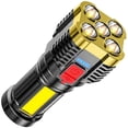 thumbnail image 1 of Cylindrical Handheld Flashlight Rechargeable For Daily Reading 14.2X5.5cm Long Battery Life 1Set, 1 of 1
