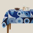 thumbnail image 3 of Wukai Evil Eye Waterproof Tablecloth for Kitchen Dining, Fits Square Tables for 2-4 Seats -54"x54", 3 of 7