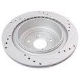 thumbnail image 4 of Geelife Brake Rotor Drilled Slotted & Ceramic Posi Front & Rear Kit, 4 of 9