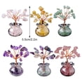thumbnail image 3 of Matsuzay Mini árbol de cristal ABS, decoración del hogar con piedra Natural Feng Shui, decoración de escritorio de bonsái Artificial Decoración del hogar Estilo 5, 3 of 6