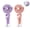 Pink + Purple, variant on Handheld Spray Fans with 25ml Water Tank, Portable Misting Fans 4-speed Cooling Fan, USB Charging Mini Hand Fan for Travel Outdoor Sports Camping Office Home,Purple