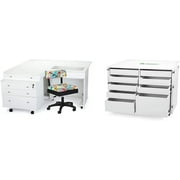 Studio Sets | Dingo Bundle With Kangaroo & Joey Ash White: Sew Wow Hydraulic Chair