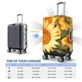 thumbnail image 6 of Lsque Golden Sunflower In Field Printed Luggage Cover, Travel Luggage Protector,Scratch and Dirt Resistant, Fits 18-32 Inch Luggage - Medium, 6 of 9