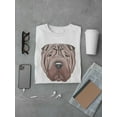 thumbnail image 3 of Pet Shar Pei Dog Art T-Shirt Men -Image by Shutterstock, Male Large, 3 of 4