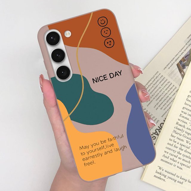 Funda de teléfono para Samsung Galaxy S23 Plus, Ultra bonita, a prueba de golpes, dinosaurio, gato, S 23 +, Coque Capa 2023 Fivean unisex