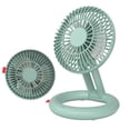 thumbnail image 1 of Ventilador de escritorio plegable, ventilador de techo recargable por USB, sacudida automática de la cabeza, miniventilador portátil, mesa de refrigeración Personal silenciosa, 1 of 5