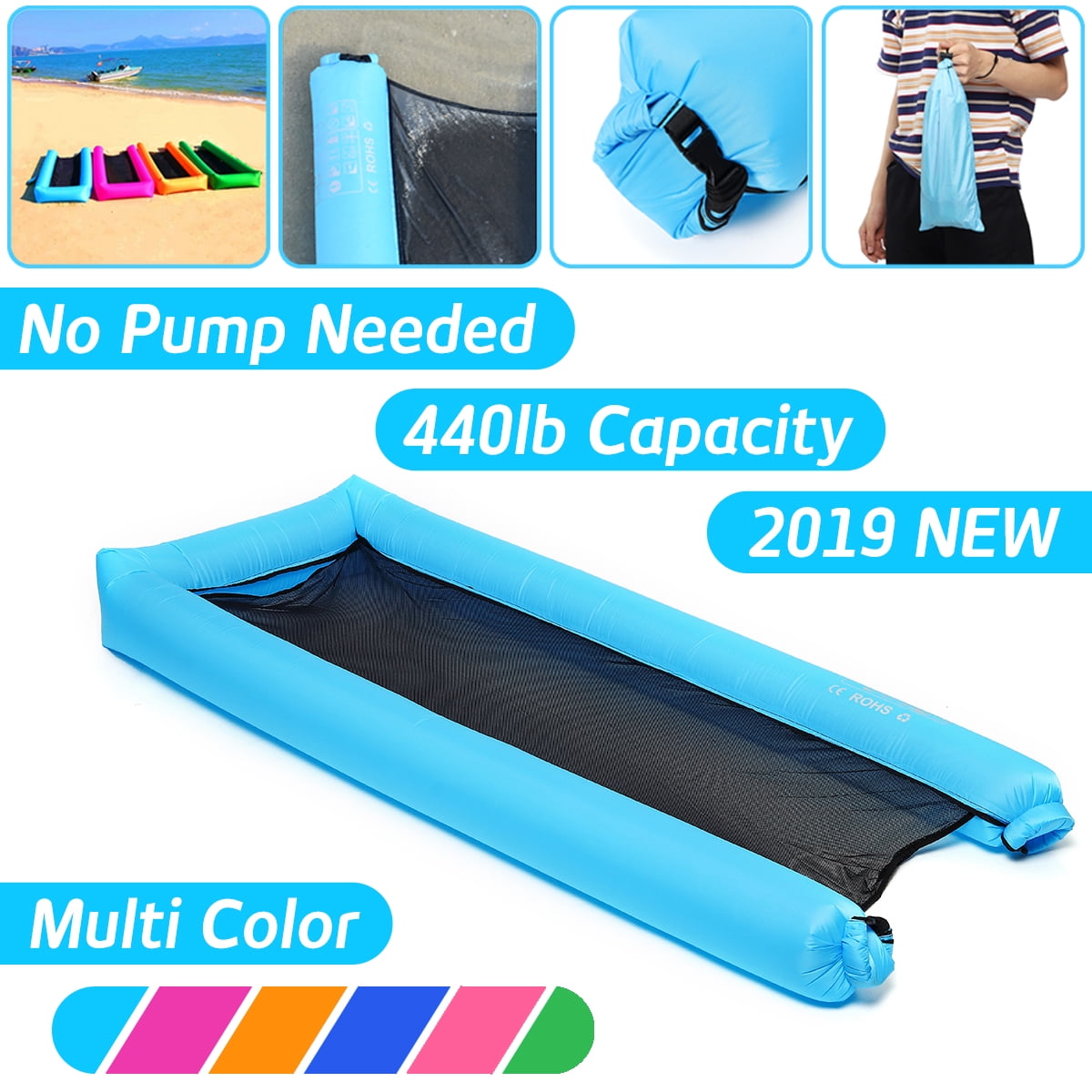 inflatable water hammock