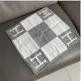 thumbnail image 2 of 45x45cm H Letter Wool Pillow Cover for Bed Sofa Airplane, 2 of 3