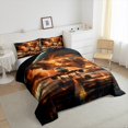 thumbnail image 3 of Castle Fairy Female Men Flying Plane Twin Comforter Sets,Transportation Theme Bedding Set, 3 of 8