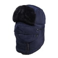 thumbnail image 1 of Adult Winter Hats Thickened Plush Warm Ear Protection Ski Hat Outdoor Windproof and Cold Proof Hats, 1 of 2