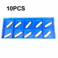 thumbnail image 4 of Chendee 10 Pcs Inserts en Carbure Mgmn200 Outils de Coupe et de Rotation, 4 of 8