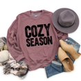 thumbnail image 6 of Cozy Season Bold Distressed - Women's Graphic Sweatshirt, 6 of 12