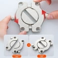 thumbnail image 3 of LEFU 2 Pack Zinc Alloy Table Buckle Connectors, Table Board Connector Hardware Accessories Heavy Duty Zinc Alloy, 3 of 8