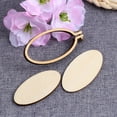 thumbnail image 2 of Milisten Oval Mini Embroidery Frame Wooden Cross Stitch Ring DIY Crafts Embroidery Hoops (Size Small), 2 of 5