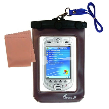 Gomadic Clean and Dry Waterproof Protective Case Suitablefor the Qtek 9090 Smartphone to use Underwater