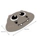 thumbnail image 5 of Juego de alfombrillas de baño | Alfombrillas de baño absorbentes de barro Diatom | Lindos patrones de animales | Alfombras finas antideslizantes de secado rápido para baño, cocina, lavandería | 3, 5 of 8