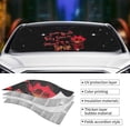 thumbnail image 3 of Hazbin Hotel Car Windshield Sun Shade Auto Front Window Sunshade Cover Block Uv Rays Sun Visor Protector Car Accessories For Car Truck Suv Medium, 3 of 9
