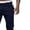 White, variant on Casual Pants for Men Solid Color Slim Fit Mid Waist Full Length Cotton Pants with Pockets Trousers